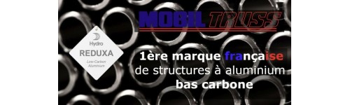 Mobiltruss 1ère marque française à utiliser de l'aluminium bas carbone Reduxa 4.0
